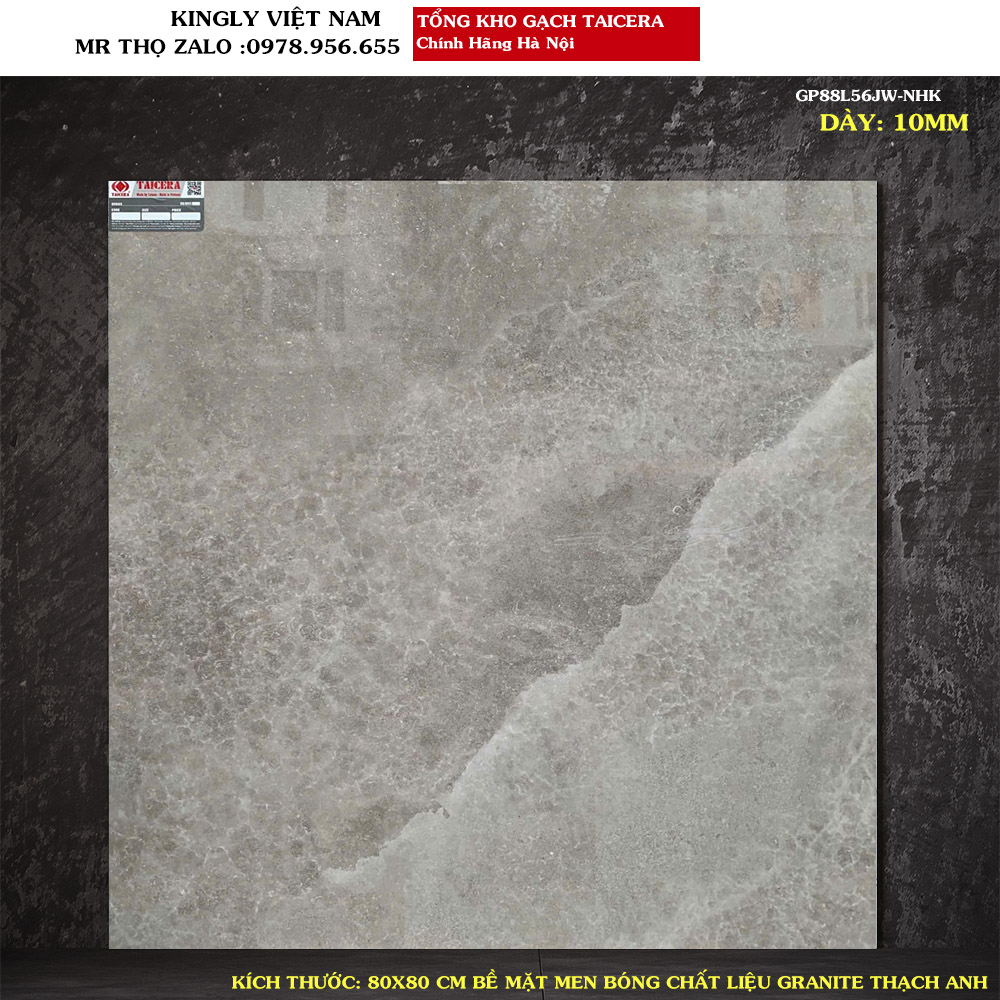 Gạch lát nền Taicera 80x80 GP88L56JW Loại A1